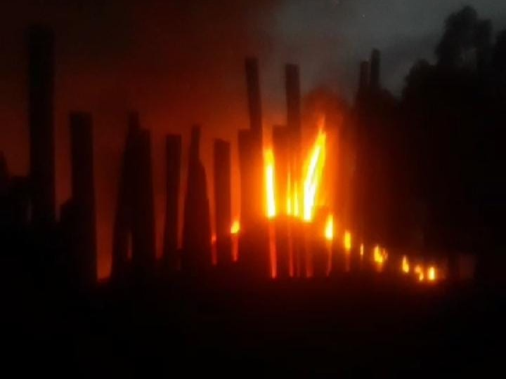 Fire at St Annes Nyangoge Girls High School in Bonchari, Kisii (IMAGE BY MAGATI OBEBO)