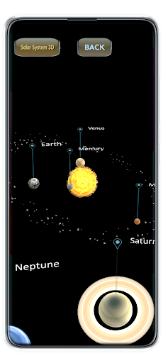 Screenshot Solar System 3D Interactive