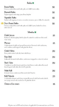 The Awadh House menu 5