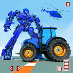 Cover Image of Download Tractor Robot Transform Car War : Moto Robot Games 1.0.4 APK