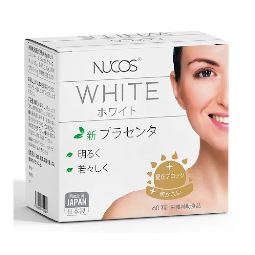 Viên Uống Trắng Da Nucos White Giúp Giảm Thâm Nám, Làm Sáng Da 60 Viên