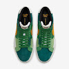 sb zoom blazer mid premium aloe verde / rainforest / spinatch green / university gold