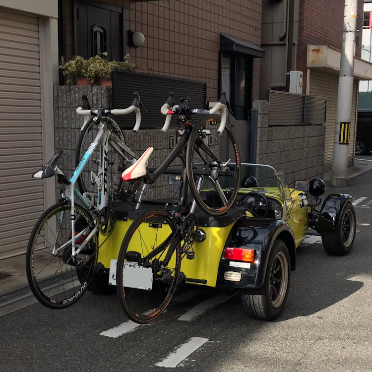 セブン 1700SSのサイクルキャリア自作・ロードバイク積載に関するカスタム事例の投稿画像2枚目
