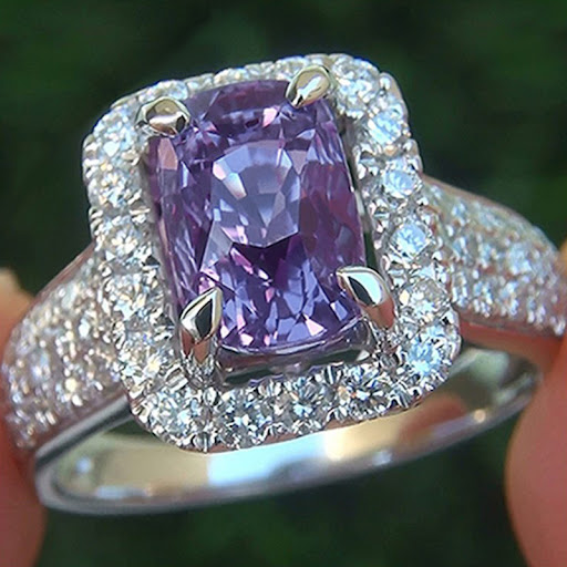 Title 2, Double Claw Encrusted Square Zircon Ring – A da...