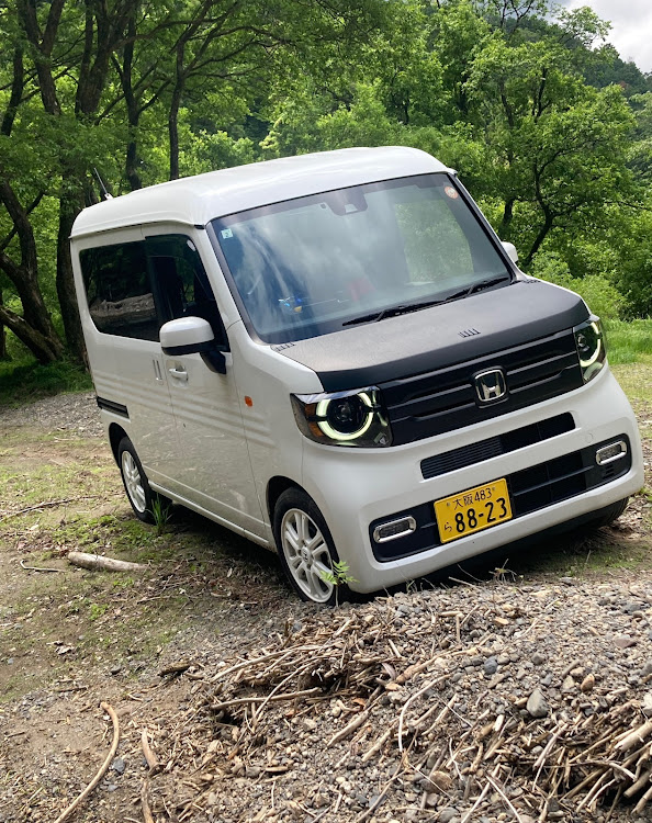 N-VANの僕が車を停める場所・僕が車をハメる場所・スタックリカバリーに関するカスタム事例の投稿画像1枚目