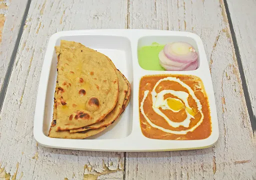 Paneer Butter Masala With 2 Laccha Paratha