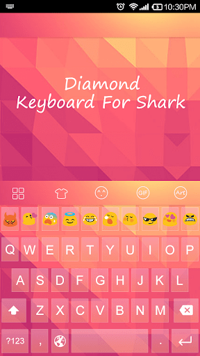 Emoji Keyboard-Love Diamond