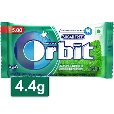 Orbit Spearmint Chewing Gum - 4.4 gm