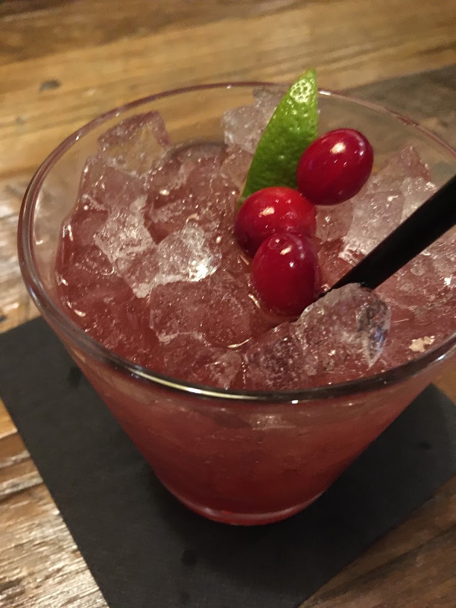 Cranberry margarita