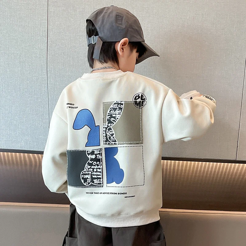 Jersey para niño de algodón y tejido mixto, suave y cómodo, ideal para uso diario y perfecto para mantener a tu hijo abrigado y a la moda.