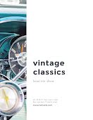 Vintage Classics Car Show - Flyer item