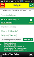 Belgium Football Songs 2014 Screenshot