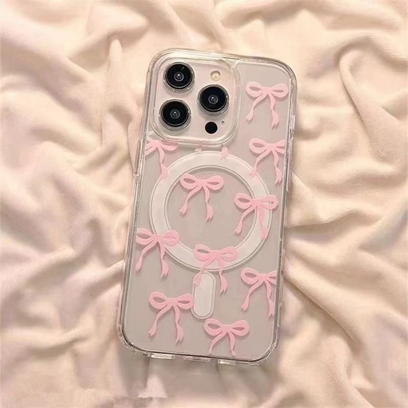Title 2, Capinha de celular com estampa de laço de desen...