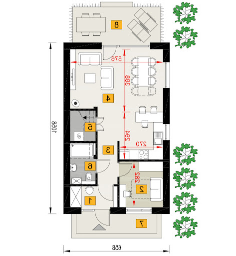 Rezolutny pa - A112/1 - Rzut parteru