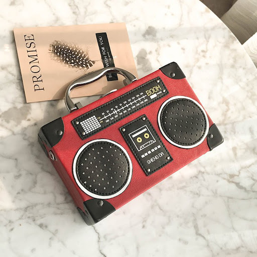 Title 4, Simulation Radio Recorder Audio Bag Female, pro...