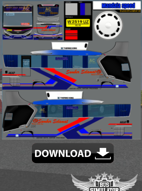 Ftmsig Stiker  Bus  Simulator  Akas