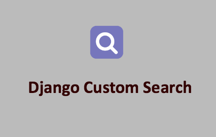 Django Admin Custom search small promo image