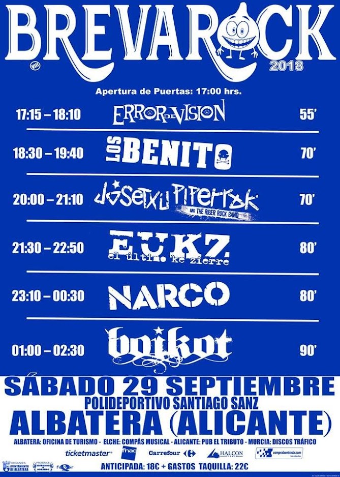 breva rock horarios