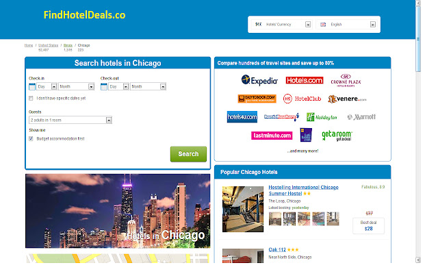 Cheap hotels in Chicago with free parking