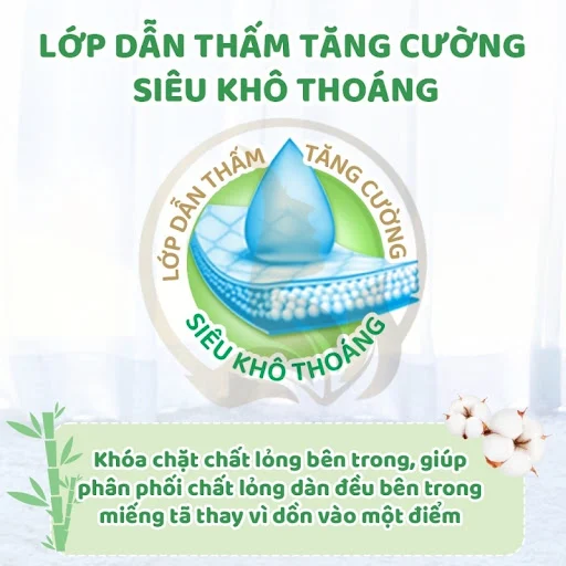 Tã quần Molfix Thiên nhiên Ultra L Gói 68+8 miếng (9-13kg)