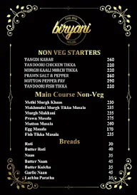 The Big Biryani House menu 1