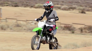 Crashing Kawasaki KLX 140 thumbnail