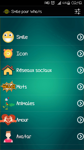 Smile icon et images pr whats