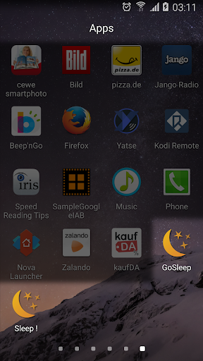 Go-Sleep Tiny screen lock