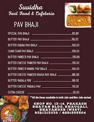 Suvidha Fast Food & Cafeteria menu 2