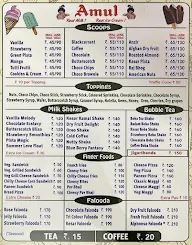 Amul Scooping Parlour menu 1