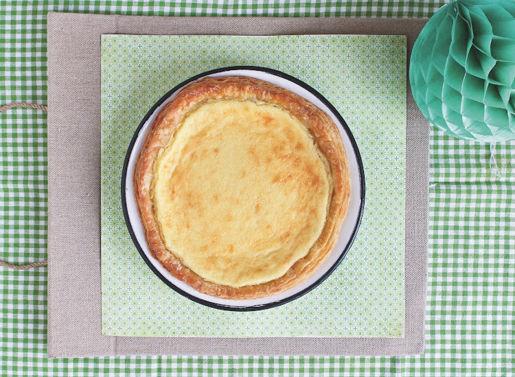 Voortrekker milk tart from ‘The South African Milk Tart Collection’ (NB Publishers) by Callie Maritz and Mari-Louis Guy.