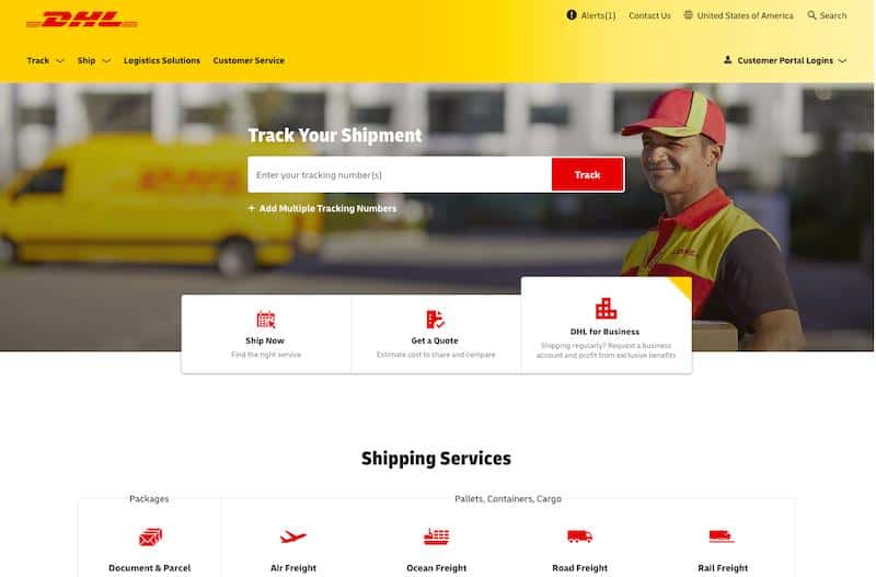 Chaîne d'approvisionnement DHL