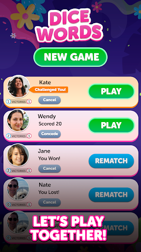 Screenshot Dice Words - Fun Word Game