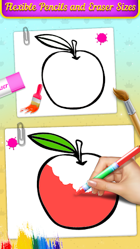 Screenshot Fruits Coloring Book & Drawing