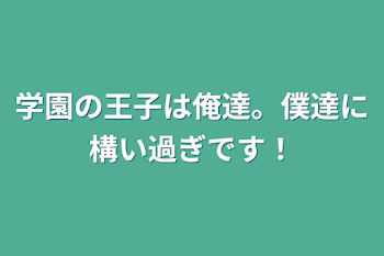 学園の王子は俺達。僕達に構い過ぎです！