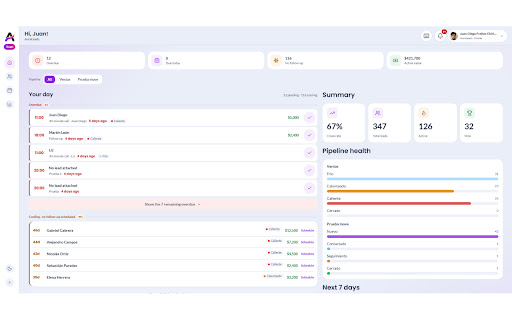 AuraLeads CRM screenshot 1