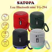 Loa Bluetooth Mini Tg - 294, Loa Không Dây Nghe Nhạc Bass Mạnh Nhỏ Gọn Hỗ Trợ Thẻ Nhớ Tf Usb Aux Kêt Nối Laptop Pc - Satopa