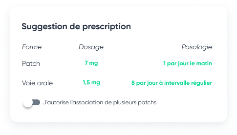 Suggestion de prescription