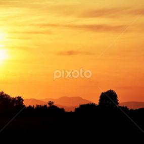 Willamette Sunset by Elizabeth McKechnie - Landscapes Weather
