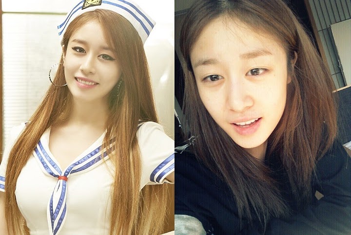 Fans point out female idols who look completely different