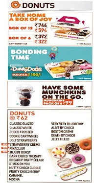 Dunkin' menu 3