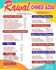 Rawal Chinese Adda menu 1