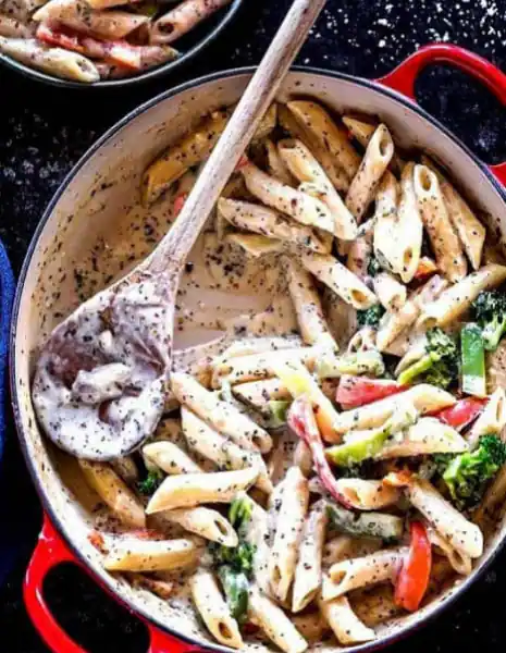 White Sauce Penne Pasta