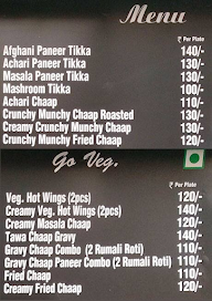 Laajawab Chaap Xpress menu 1