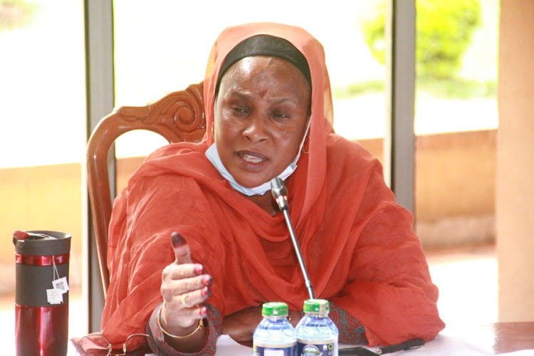 Senate ad hoc comiittee on MES chairperson Fatuma Dullo (Isiolo).