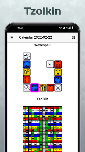 Screenshot DreamSpell: Tzolkin Calendar