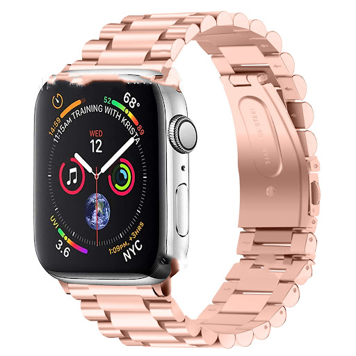 Title 5, Stainless Steel Smart Watch Band with cylindric...