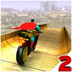 Cover Image of Download Super Hero Bike Mega Ramp 2  APK