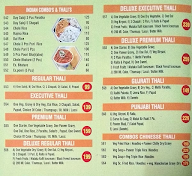 Thalis and Combos Treat menu 8