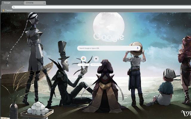 第五人格 Identity V theme 月黑風高觀月夜 chrome extension